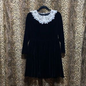 NASTY GAL x COURTNEY LOVE Velvet Babydoll Dress